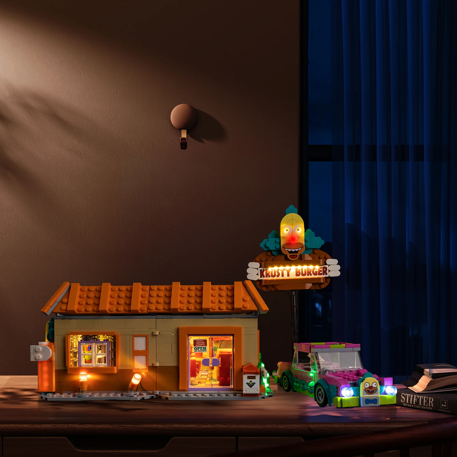 No Model LED Lighting Set Suitable for LEGO The Simpsons Krusty Burger 10352 Building Blocks
No Model LED Lighting Set Suitable for LEGO The Simpsons Krusty Burger 10352 Building Blocks