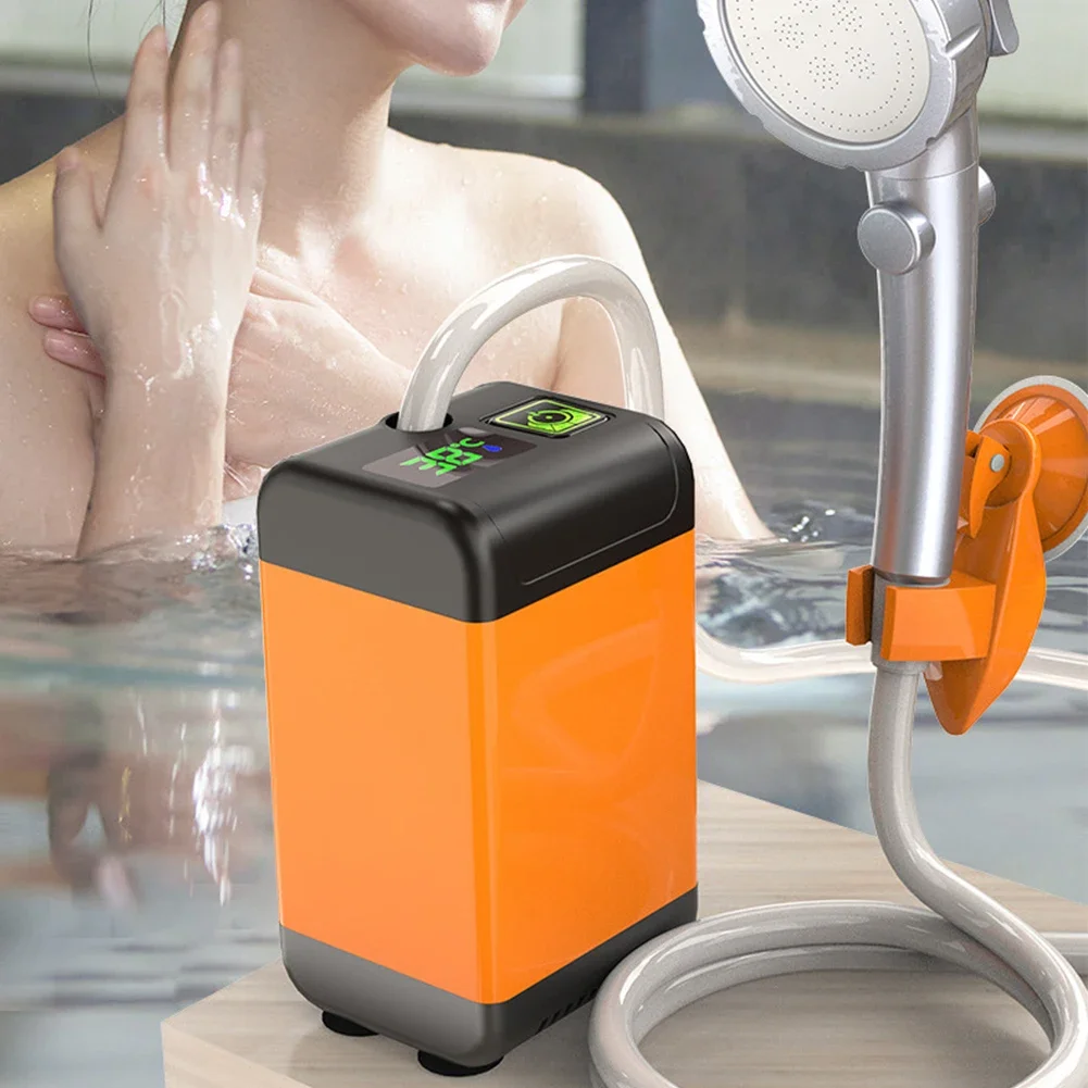 Portable Outdoor Camping Shower with Digital Display Temperature 4800mAh Electric Shower for Garden Car Washing Pet
Portable Outdoor Camping Shower with Digital Display Temperature 4800mAh Electric Shower for Garden Car Washing Pet