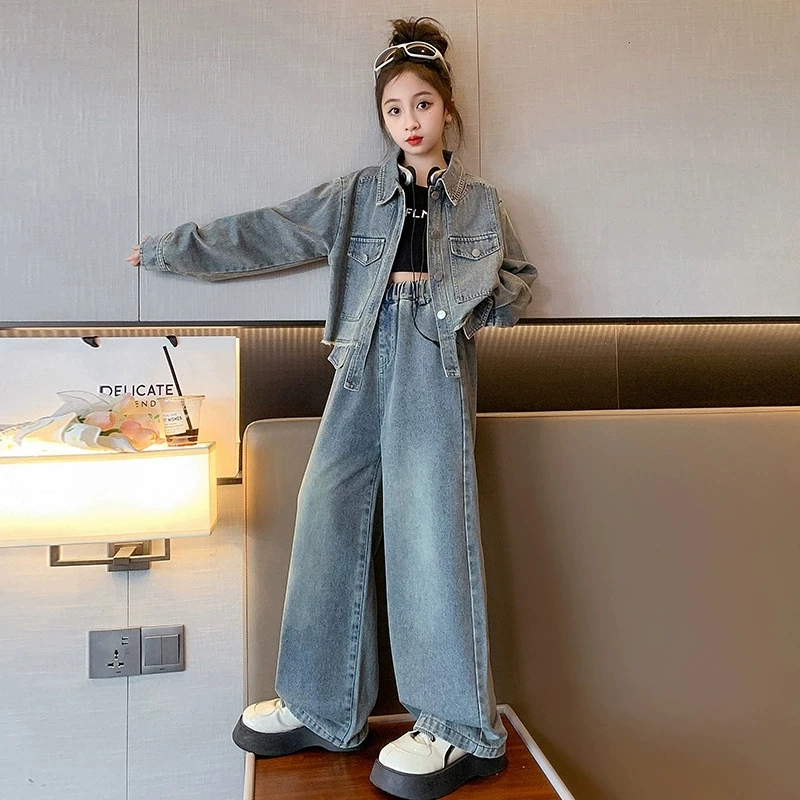 4 5 6 7 8 9 10 12 13 Years Girls Denim Jacket Spring Autumn Children Jeans Coats For Girls Outerwear Birthday Gift Kids Clothes
4 5 6 7 8 9 10 12 13 Years Girls Denim Jacket Spring Autumn Children Jeans Coats For Girls Outerwear Birthday Gift Kids Clothes