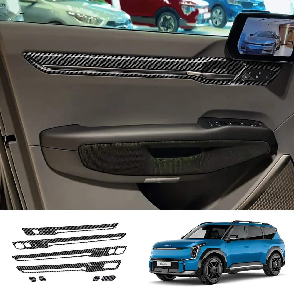 LHD for Kia EV9 2023 2024 ABS Carbon Fiber Car Inside Inner Door Handle Bowl Panel Sticker Cover Trim Interior Car Accessories
LHD for Kia EV9 2023 2024 ABS Carbon Fiber Car Inside Inner Door Handle Bowl Panel Sticker Cover Trim Interior Car Accessories