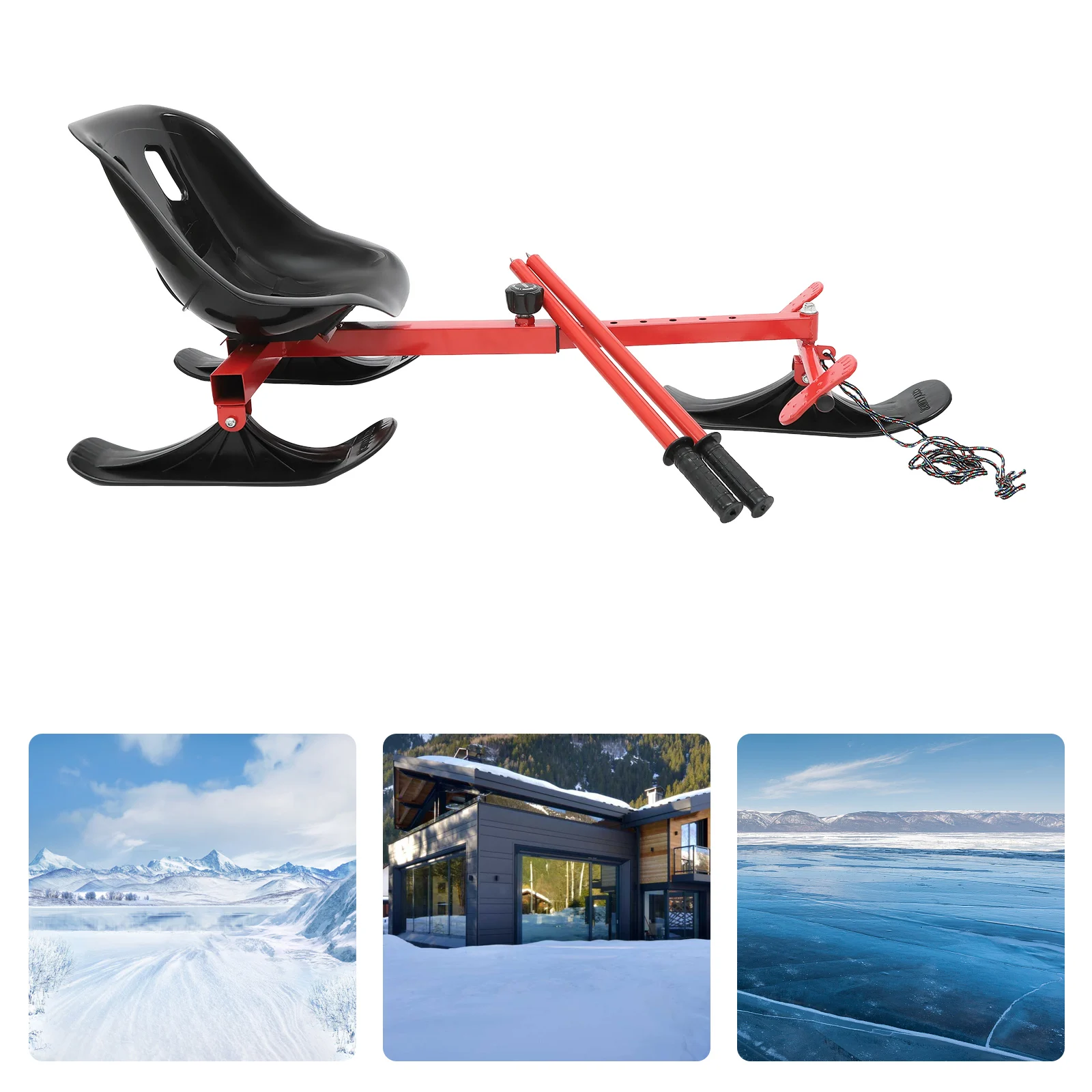 Snow Racer Scooter, Snow and Ice Skate Ice Sled Switchable Ski Skate Adjustable 198lbs Kids Adults Snowboard
Snow Racer Scooter, Snow and Ice Skate Ice Sled Switchable Ski Skate Adjustable 198lbs Kids Adults Snowboard