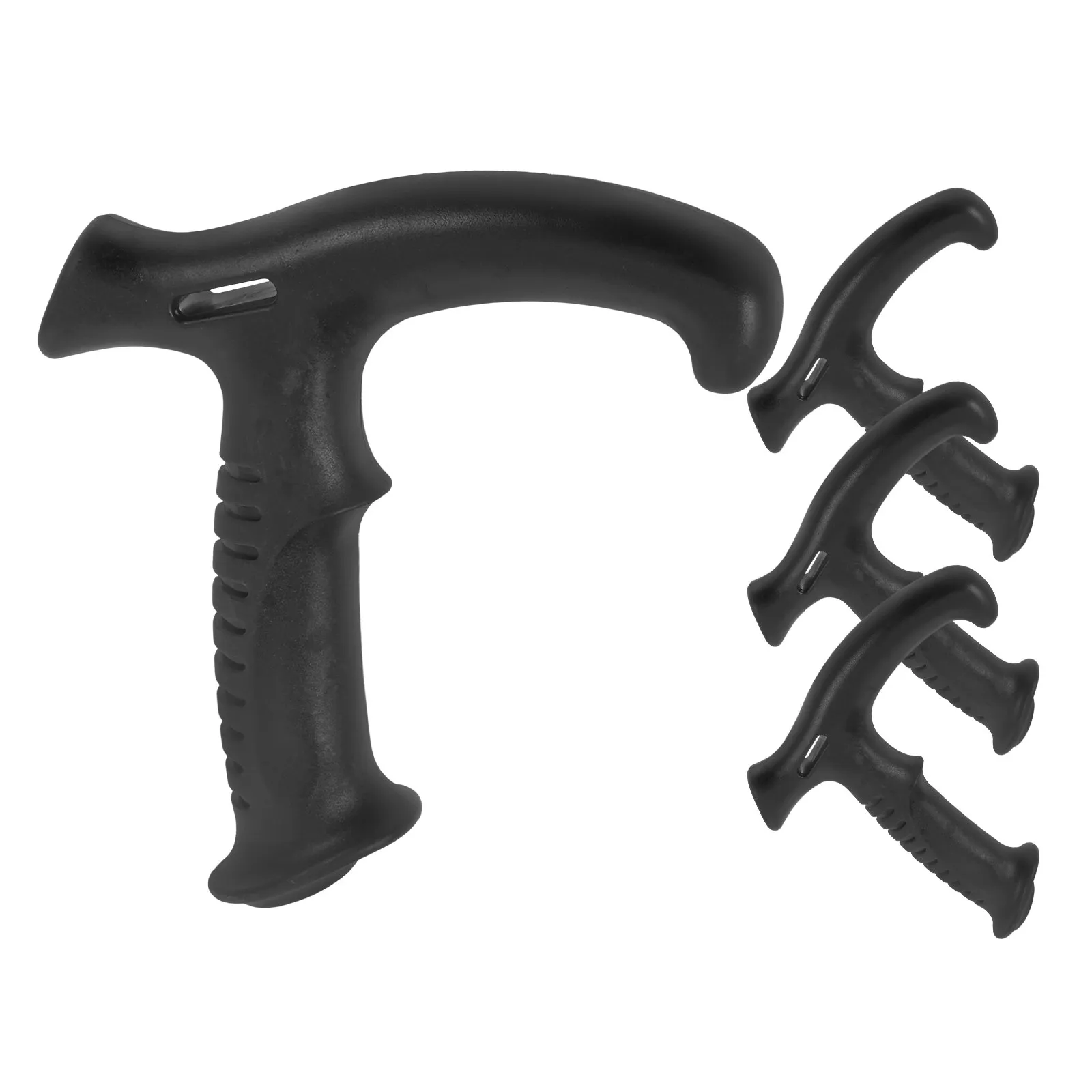 Комплект из 4 эргономичных нескользящих черных рукояток для треккинговых палок, запасные части для тростей и костылей
Комплект из 4 эргономичных нескользящих черных рукояток для треккинговых палок, запасные части для тростей и костылей