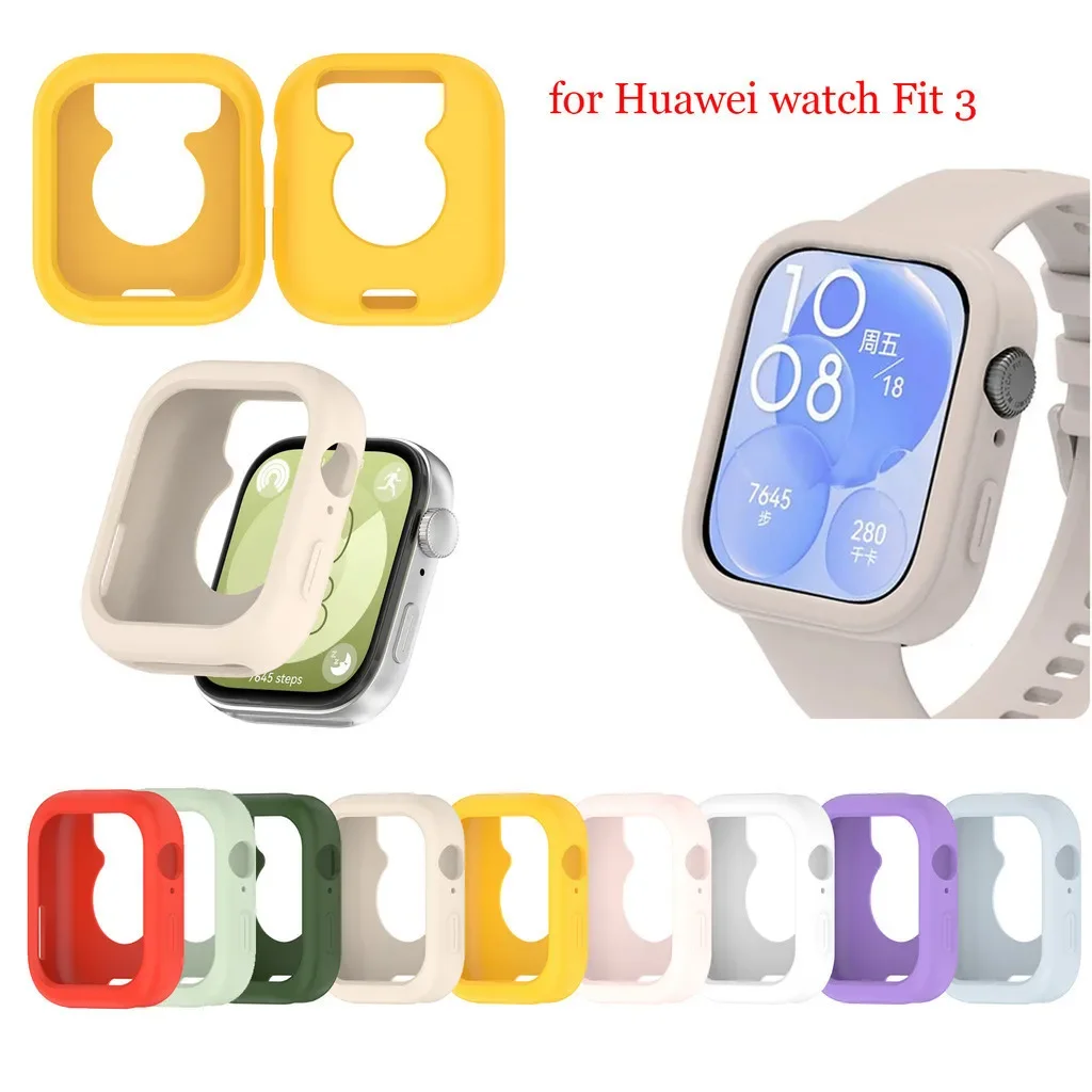 Мягкий чехол из ТПУ для Huawei Watch Fit3 Fit 3, тонкая защитная пленка для экрана смарт-часов ярких цветов
Мягкий чехол из ТПУ для Huawei Watch Fit3 Fit 3, тонкая защитная пленка для экрана смарт-часов ярких цветов