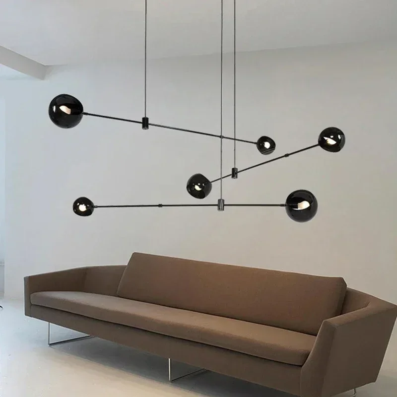 Art Design Chandelier Modern Loft LED Chandelier Nordic Suspension Black Glass Ball Pendant Lamp Lighting Fixture Indoor
Art Design Chandelier Modern Loft LED Chandelier Nordic Suspension Black Glass Ball Pendant Lamp Lighting Fixture Indoor