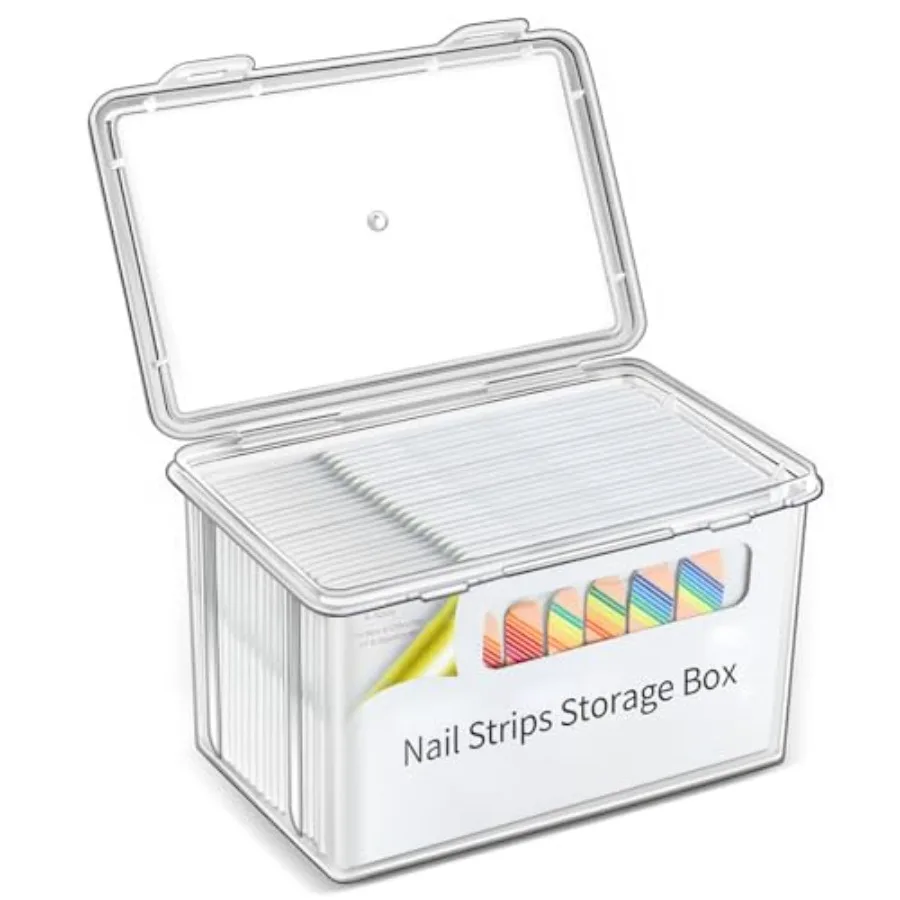 Storage Box for Color Street Nail Strips, Clear Plastic Art and Craft Organizer
Storage Box for Color Street Nail Strips, Clear Plastic Art and Craft Organizer