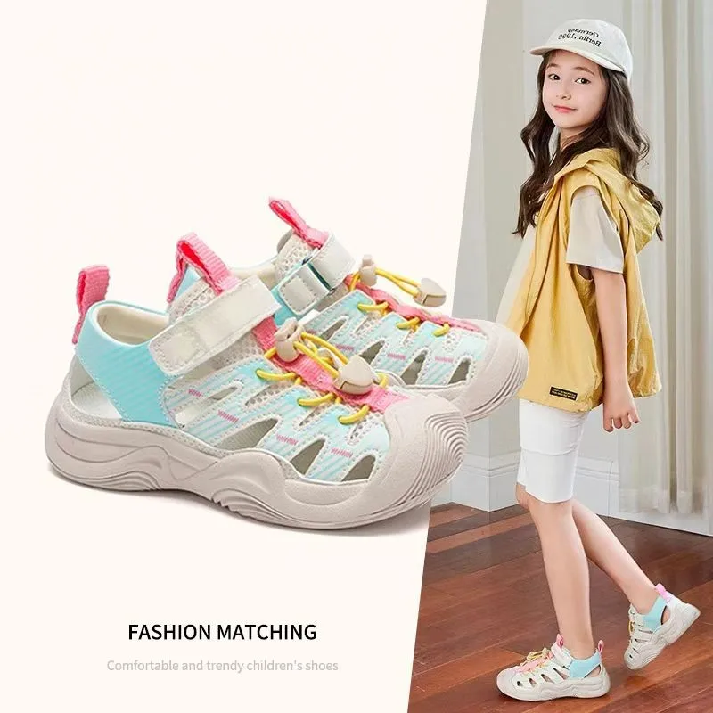 Fashion Kids Shoes Girl Sandals Summer Beach Waterproof Children Barefoot Shoes Non-slip Comfortable Sports Sandals for Girls
Fashion Kids Shoes Girl Sandals Summer Beach Waterproof Children Barefoot Shoes Non-slip Comfortable Sports Sandals for Girls