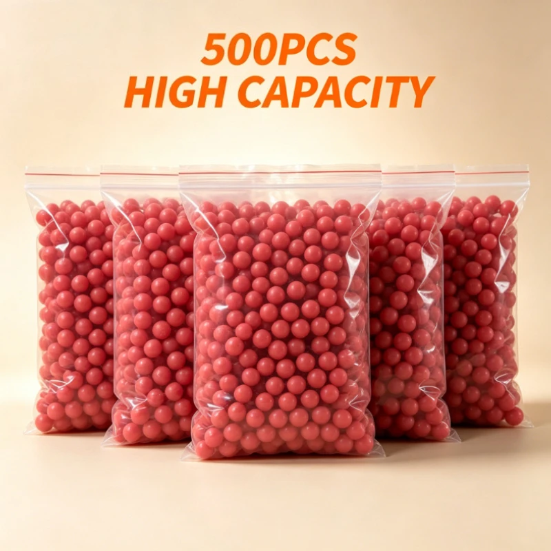 2026 new 500pcs 5.7mm Red Soft Rubber Ball Refill Ammo for Toy Guns Safe Elastic Ball Outdoor Shooting Game Supplies
2026 new 500pcs 5.7mm Red Soft Rubber Ball Refill Ammo for Toy Guns Safe Elastic Ball Outdoor Shooting Game Supplies