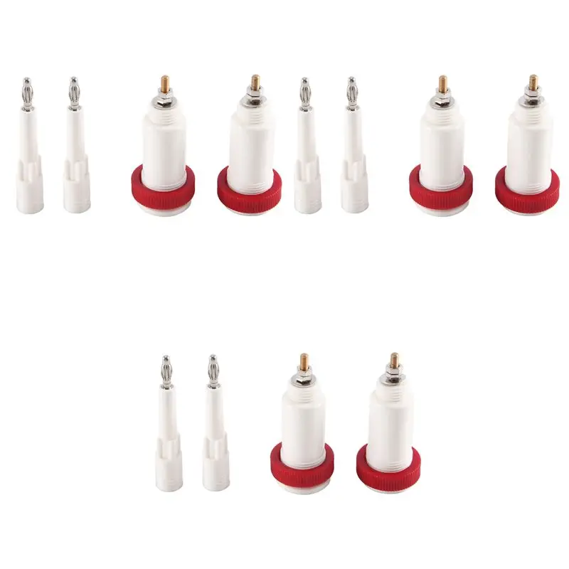 A04G-6 Pairs Of 4 Mm Banana Cross Jack 10Kv -30Kv High Voltage Connector Plug And Socket Power Supply Test Instrument
A04G-6 Pairs Of 4 Mm Banana Cross Jack 10Kv -30Kv High Voltage Connector Plug And Socket Power Supply Test Instrument