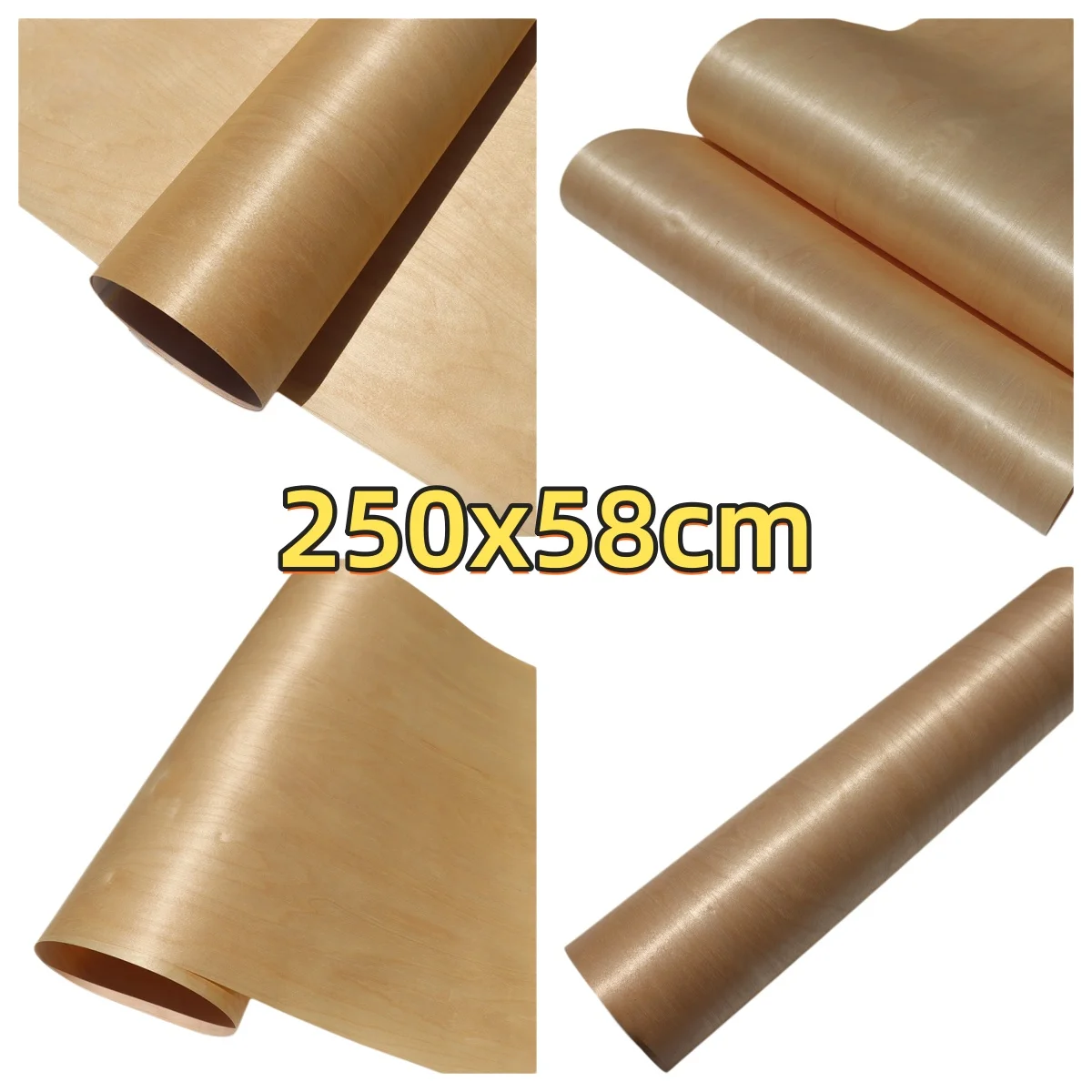 Natural Rotary Cut Birch Veneer, Size 250x58cm, Suitable For Watch Box Veneering And Marquetry.(Backing Non-woven Fabric)
Natural Rotary Cut Birch Veneer, Size 250x58cm, Suitable For Watch Box Veneering And Marquetry.(Backing Non-woven Fabric)