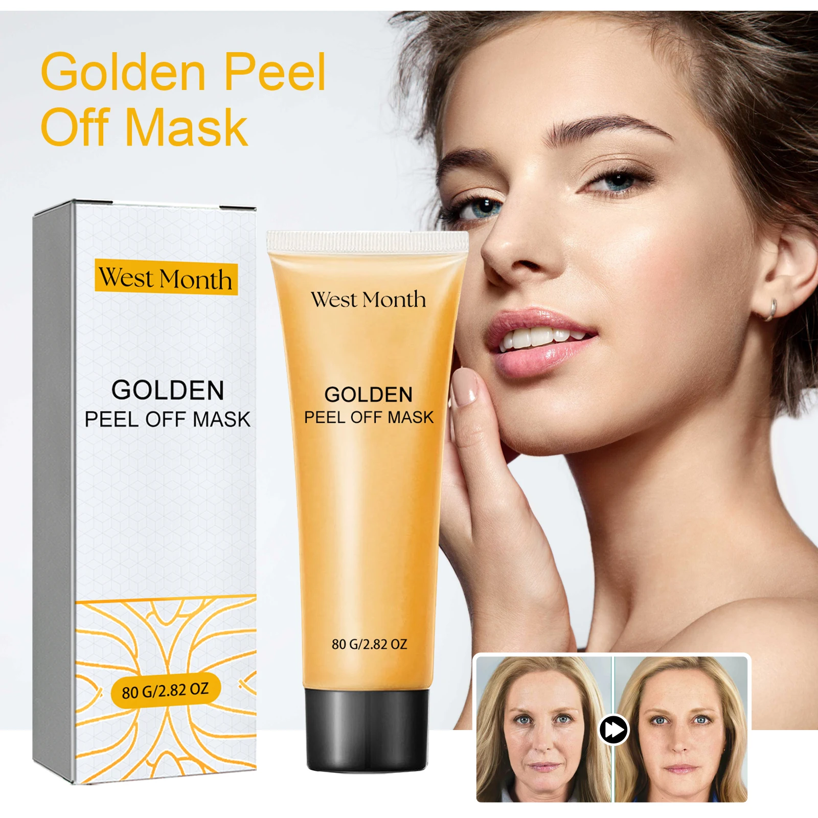 Маска-пленка WEST MONTH Golden Peel Off: увлажняющая, отшелушивающая, удаляет черные точки и акне, контролирует жирность, сужает поры, уход за кожей
Маска-пленка WEST MONTH Golden Peel Off: увлажняющая, отшелушивающая, удаляет черные точки и акне, контролирует жирность, сужает поры, уход за кожей
