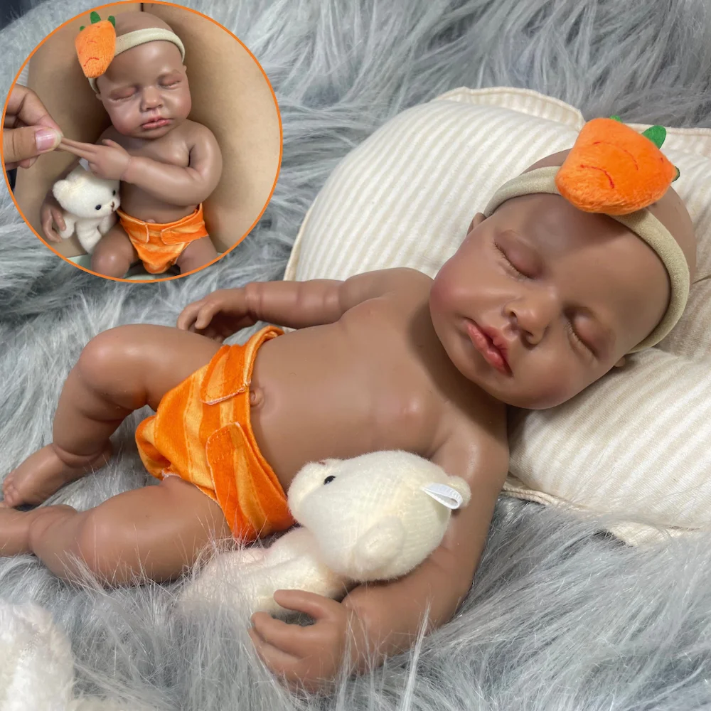 Mini 12 Inch African Americans Black Girl LouLou Full Solid Silicone Reborn Baby Dark Skin Washable Body Christmas Gift
Mini 12 Inch African Americans Black Girl LouLou Full Solid Silicone Reborn Baby Dark Skin Washable Body Christmas Gift