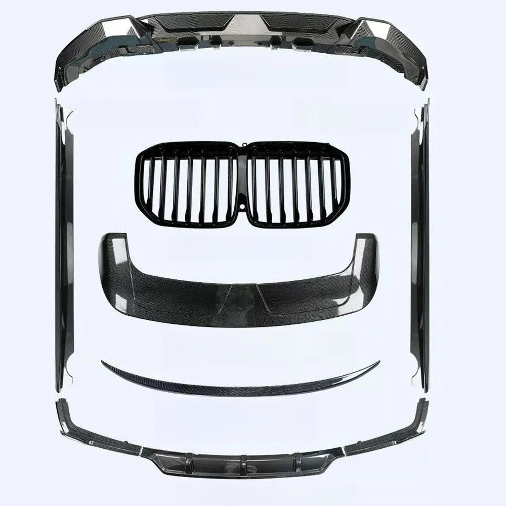 X7 G07 body kit Rael carbon fiber Front Lip Front Grill Rear Roof Spoiler Rear Spoiler Rear Diffuser For X7 G07 2022+
X7 G07 body kit Rael carbon fiber Front Lip Front Grill Rear Roof Spoiler Rear Spoiler Rear Diffuser For X7 G07 2022+