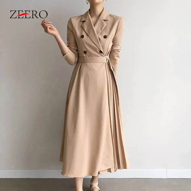 Autumn Women Black Notched Collar Long Sleeve Pleated Dress Elegant Spring Korean Lady Causal Maxi Bandage Dresses Vestidos
Autumn Women Black Notched Collar Long Sleeve Pleated Dress Elegant Spring Korean Lady Causal Maxi Bandage Dresses Vestidos