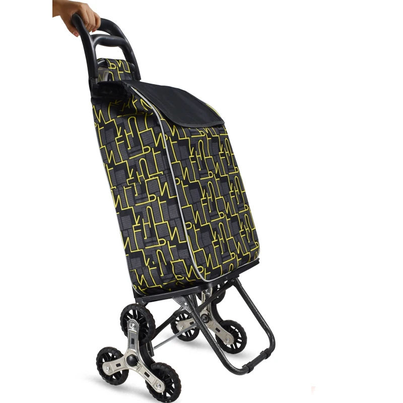 Foldable Shopping Cart With Ladder wheel Thicken Rod Luggage Climbing Trolley Heavy Bearing Portable Waterproof Shopping Bag
Foldable Shopping Cart With Ladder wheel Thicken Rod Luggage Climbing Trolley Heavy Bearing Portable Waterproof Shopping Bag