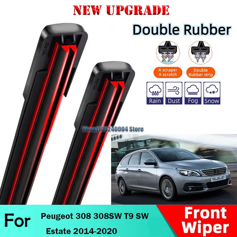 2PCS Car Wiper For Peugeot 308 308SW T9 SW Estate 2014-2020 Front Wiper Blades Brushes Cutter Auto Accessories 2019 2020
2PCS Car Wiper For Peugeot 308 308SW T9 SW Estate 2014-2020 Front Wiper Blades Brushes Cutter Auto Accessories 2019 2020