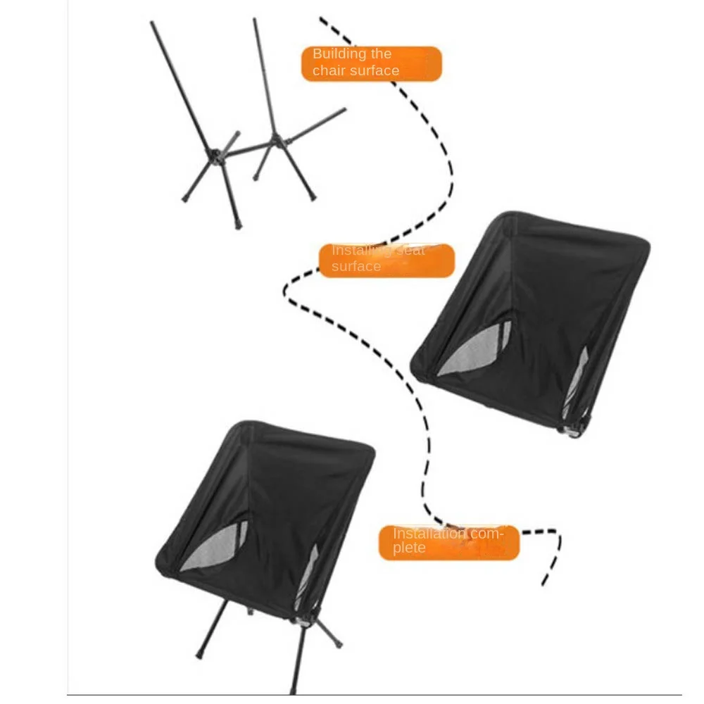 Collapsible Foldable Camping Chair Wear-resistant Ultralight Fishing Folding Chair Backrest Breathable Moon Chair
Collapsible Foldable Camping Chair Wear-resistant Ultralight Fishing Folding Chair Backrest Breathable Moon Chair