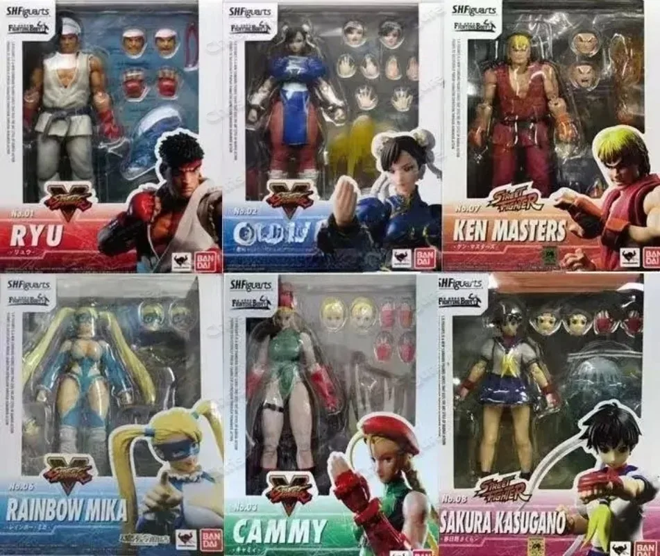In Stock Bandai SHF Street Fighter 5 Kasuga Ken Sakura Vega Akuma Sakatron Gami White Kikawa Plum Collectible Toy
In Stock Bandai SHF Street Fighter 5 Kasuga Ken Sakura Vega Akuma Sakatron Gami White Kikawa Plum Collectible Toy