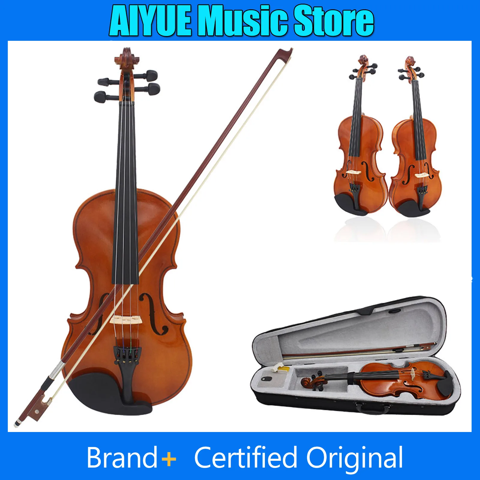 IRIN 4/4 3/4 1/2 1/4 1/8 Acoustic Violin Natural Solid Wood Violin Fiddle Bow Beginners Musical Instrument With Carrying Case
IRIN 4/4 3/4 1/2 1/4 1/8 Acoustic Violin Natural Solid Wood Violin Fiddle Bow Beginners Musical Instrument With Carrying Case