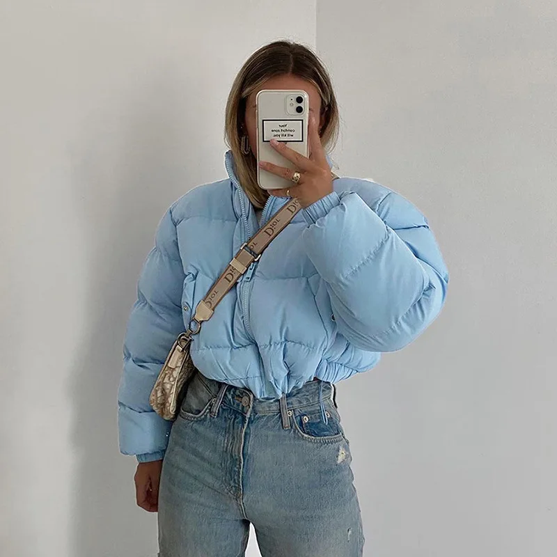 Original Korean Dongdaemun Bread Style Jacket Women's Short Puffer Cotton Coat Stand Collar Autumn Winter Thickened Long Sleeve
Original Korean Dongdaemun Bread Style Jacket Women's Short Puffer Cotton Coat Stand Collar Autumn Winter Thickened Long Sleeve