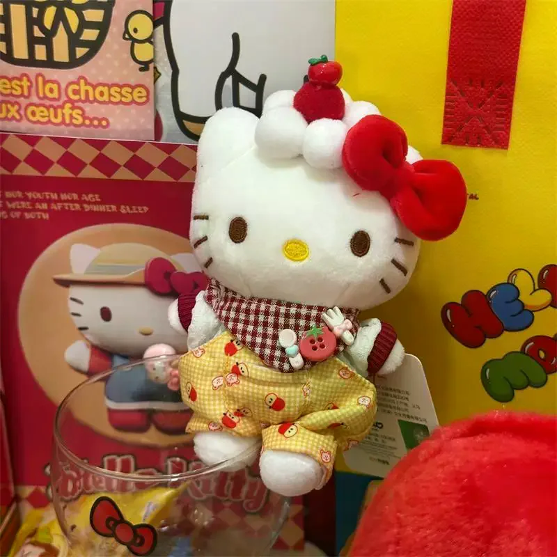 Sanrio Hello Kitty плюшевая кукла брелок милый девчачий KT кошка мягкая игрушка сумка кулон креативный рюкзак подвесной орнамент подарок
Sanrio Hello Kitty плюшевая кукла брелок милый девчачий KT кошка мягкая игрушка сумка кулон креативный рюкзак подвесной орнамент подарок