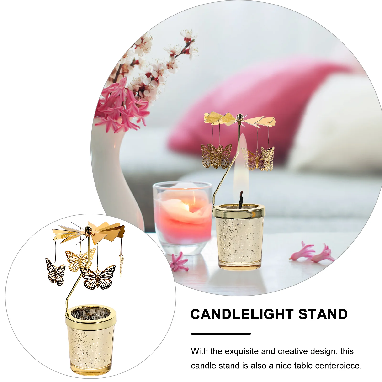 1 PCS Rotating Glass Holder Modern Table Centerpiece Automatic Candlestick for Living Room Wedding Gathering Decor Home
1 PCS Rotating Glass Holder Modern Table Centerpiece Automatic Candlestick for Living Room Wedding Gathering Decor Home