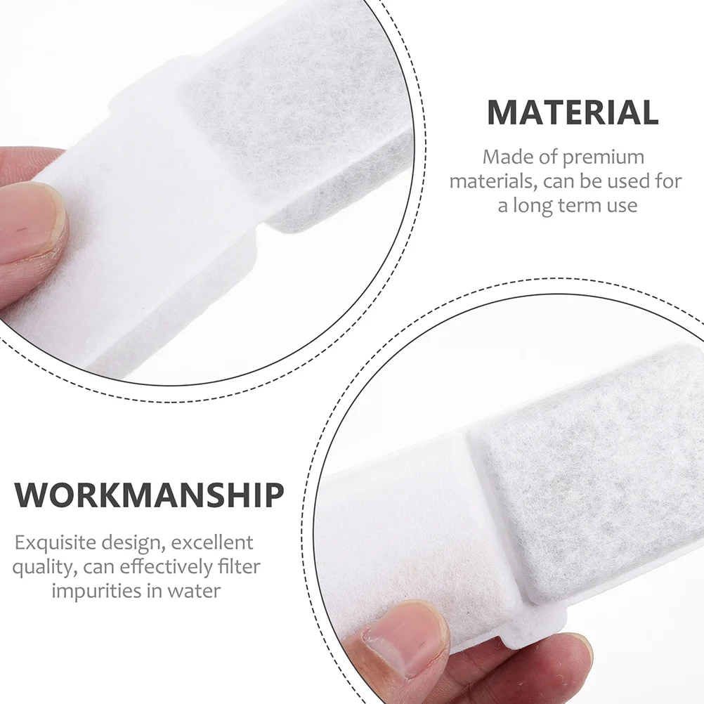 8pcs Water Fountain Filter High Iodine Pet Accessory Coconut Shell Carbon Cotton Dog Cat Drinking Impurities Removal
8pcs Water Fountain Filter High Iodine Pet Accessory Coconut Shell Carbon Cotton Dog Cat Drinking Impurities Removal