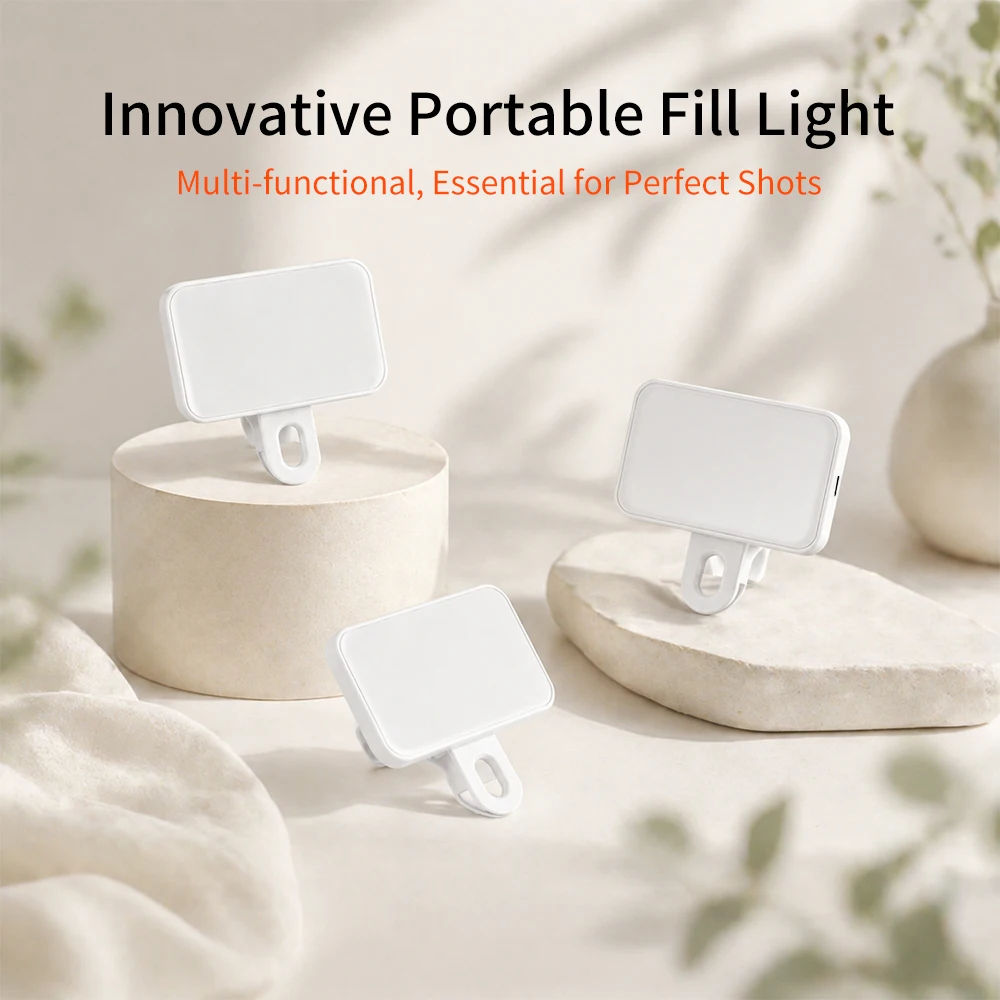 LED Phone Fill Light Lamp Portable Self-timer Beauty Live Photography Lamp Notebook Clip-on Pocket Lamp Without Data Lines
LED Phone Fill Light Lamp Portable Self-timer Beauty Live Photography Lamp Notebook Clip-on Pocket Lamp Without Data Lines