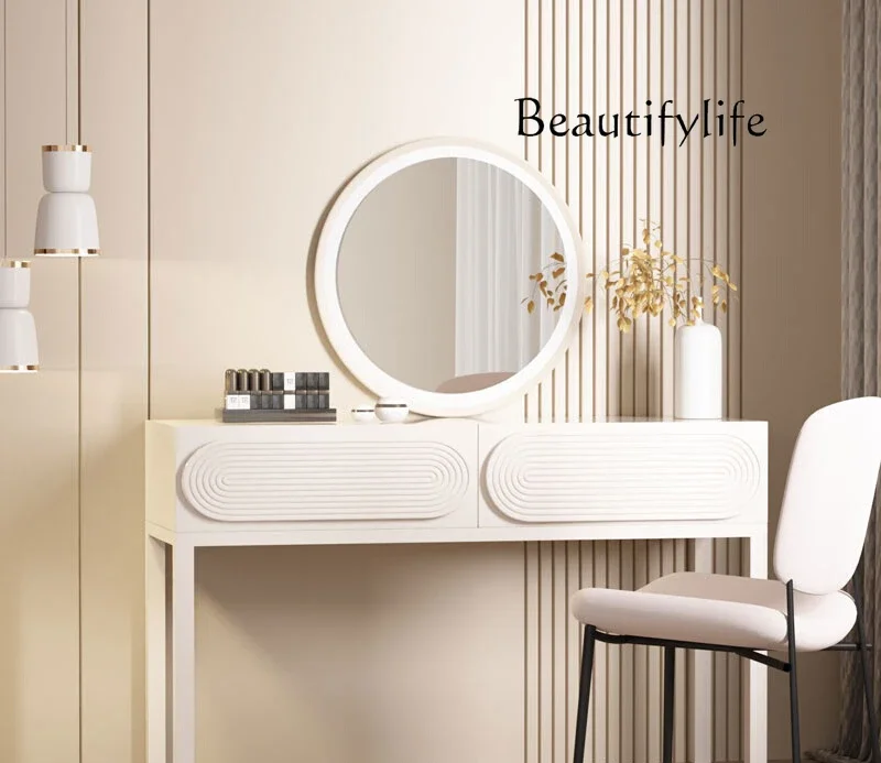 Quiet Wind Dresser Bedroom Simple Modern Creative Makeup Table Light Luxury Makeup Cabinet
Quiet Wind Dresser Bedroom Simple Modern Creative Makeup Table Light Luxury Makeup Cabinet