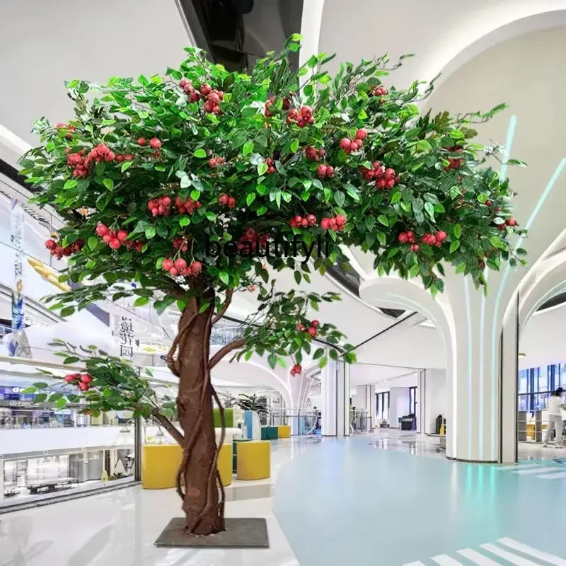 Simulation Apple Hawthorn Tree Decorative Bonsai Solid Wood Large Indoor Artificial Tree
Simulation Apple Hawthorn Tree Decorative Bonsai Solid Wood Large Indoor Artificial Tree