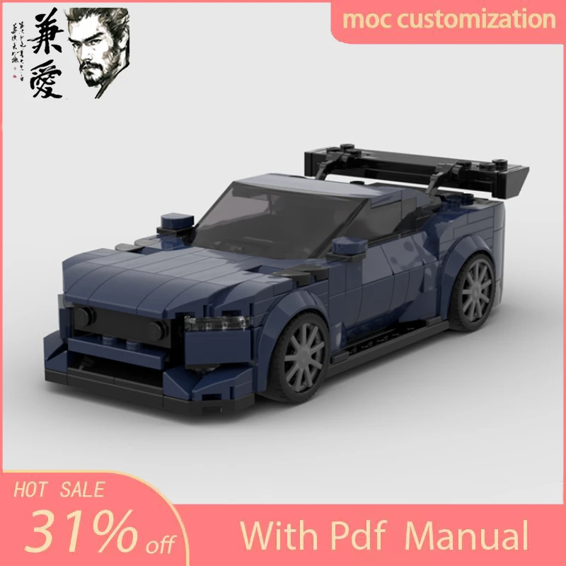 325 шт. MOC Speed Champion City Car Ford Mustang GTD Supercar Строительные блоки Техника Гоночный креативный гараж Кирпичные игрушки Подарки
325 шт. MOC Speed Champion City Car Ford Mustang GTD Supercar Строительные блоки Техника Гоночный креативный гараж Кирпичные игрушки Подарки