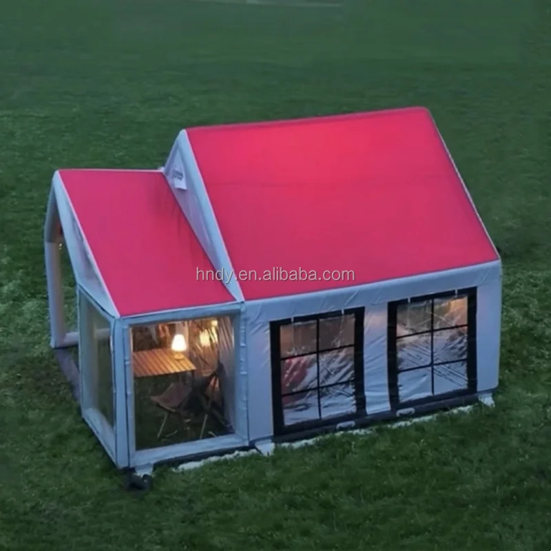 Newest Large Inflatable Double Layer Waterproof PVC Four-season Two Rooms Tent for Family Outdoor Camping
Newest Large Inflatable Double Layer Waterproof PVC Four-season Two Rooms Tent for Family Outdoor Camping