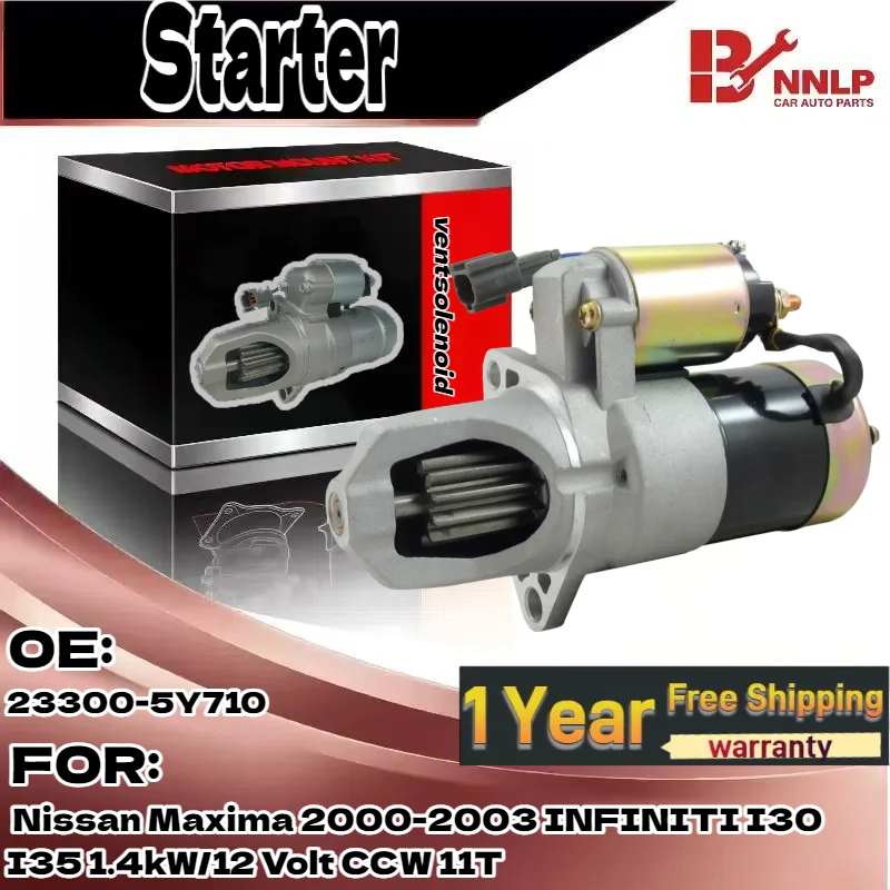 Для стартера Nissan Maxima 2000-2003 INFINITI I30 I35 1,4 кВт/12 Вольт CCW 11T 23300-5Y710
Для стартера Nissan Maxima 2000-2003 INFINITI I30 I35 1,4 кВт/12 Вольт CCW 11T 23300-5Y710