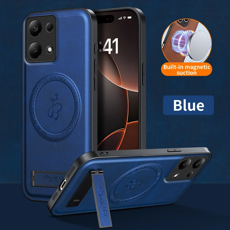 Wireless Charging Magnetic Leather Phone Case For Redmi Note 13 Pro Plus 13C 4G 5G Soft Back Cover Cases Holder Lens Protection
Wireless Charging Magnetic Leather Phone Case For Redmi Note 13 Pro Plus 13C 4G 5G Soft Back Cover Cases Holder Lens Protection