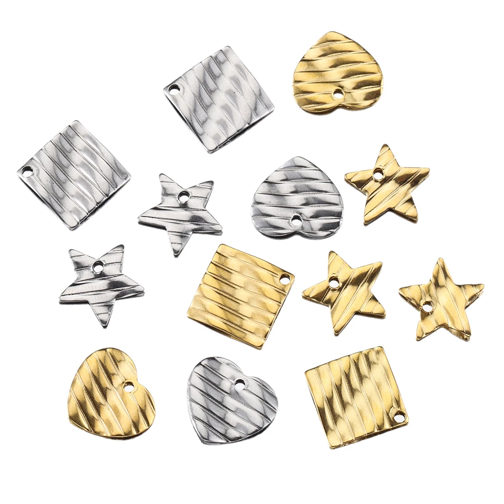20pcs Stainless Steel Stamping Geometry Earring Charms Connectors Charms Pendants for Women Jewelry Earrings Making Wholesale
20pcs Stainless Steel Stamping Geometry Earring Charms Connectors Charms Pendants for Women Jewelry Earrings Making Wholesale