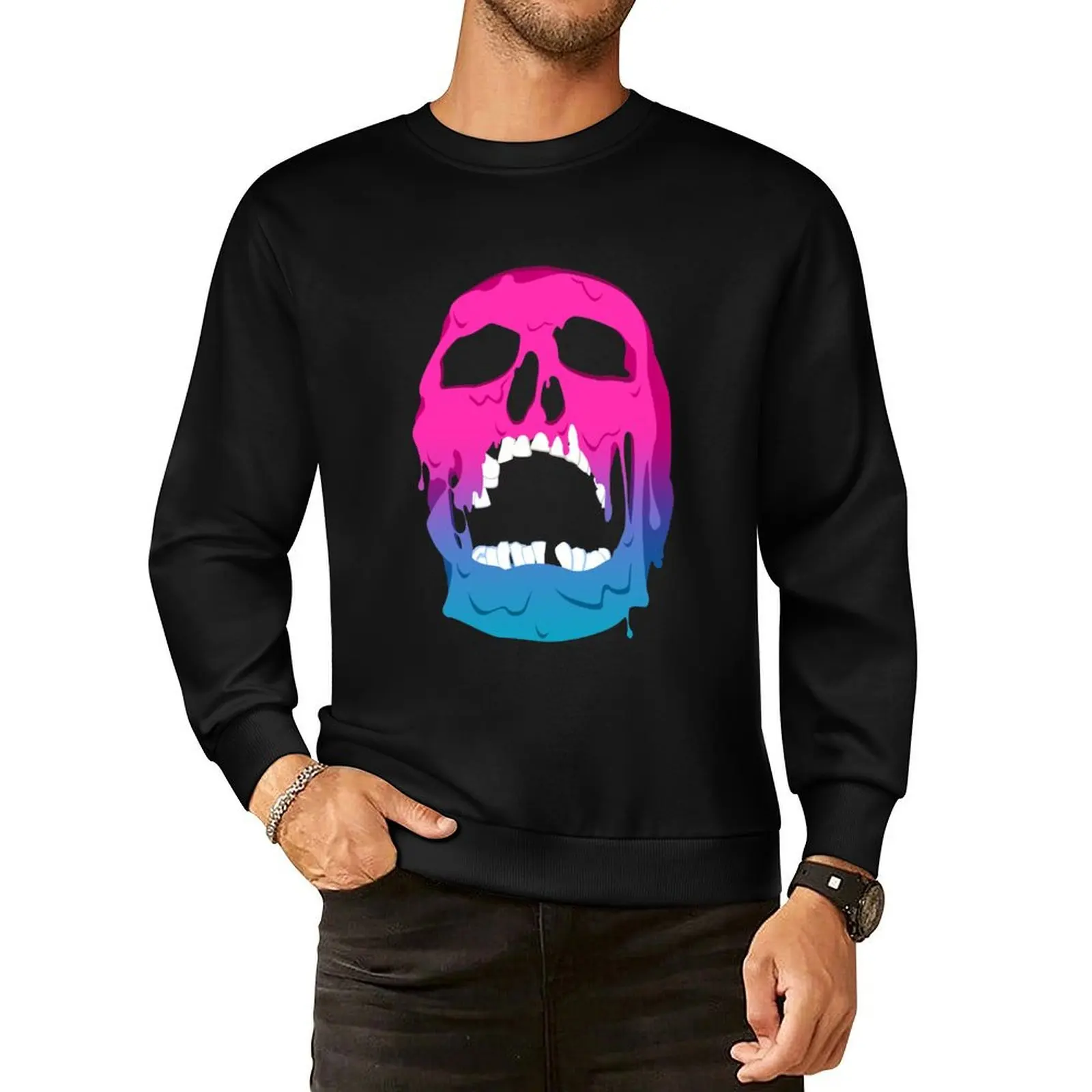 Melting Neon Skull Pullover Hoodie tracksuit japanese style men's autumn clothes hooded shirt sweatshirts for men
Melting Neon Skull Pullover Hoodie tracksuit japanese style men's autumn clothes hooded shirt sweatshirts for men