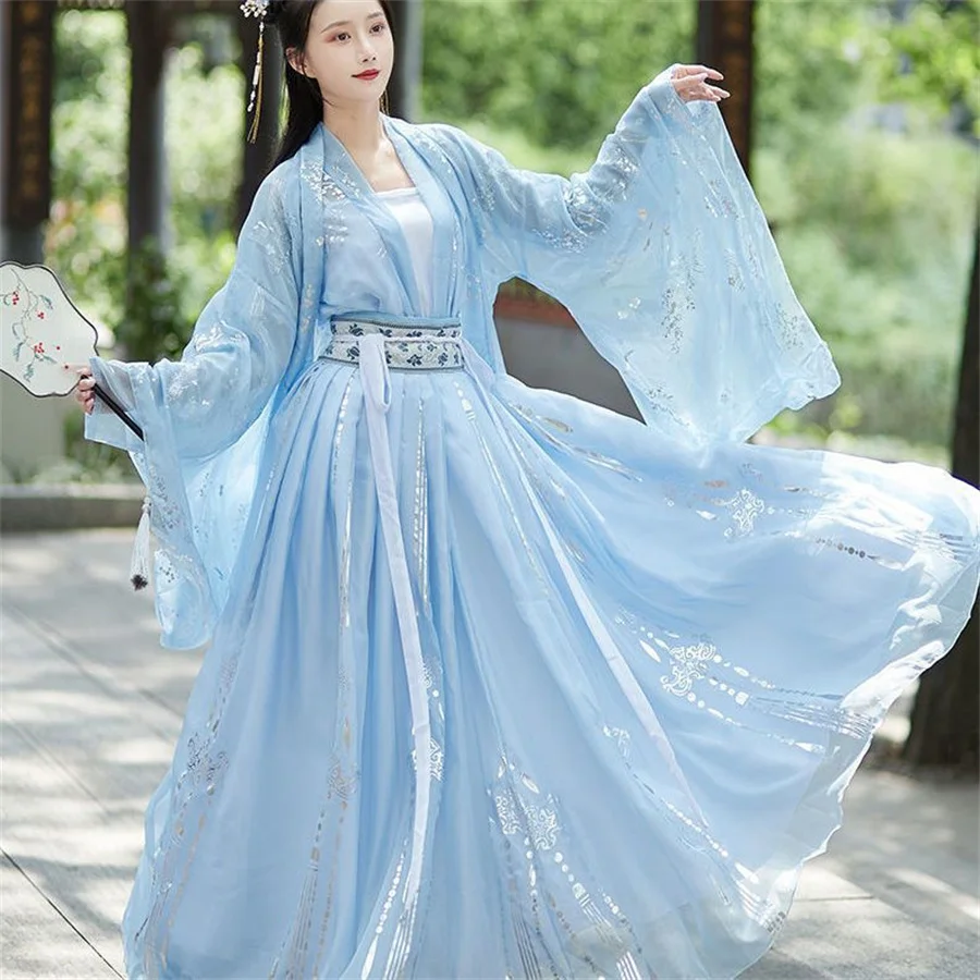 Hanfu Dress Women Chinese Ancient Traditional Hanfu Carnival Princess Cosplay Costume Stage Hanfu Blue&Red Dance Dress
Hanfu Dress Women Chinese Ancient Traditional Hanfu Carnival Princess Cosplay Costume Stage Hanfu Blue&Red Dance Dress