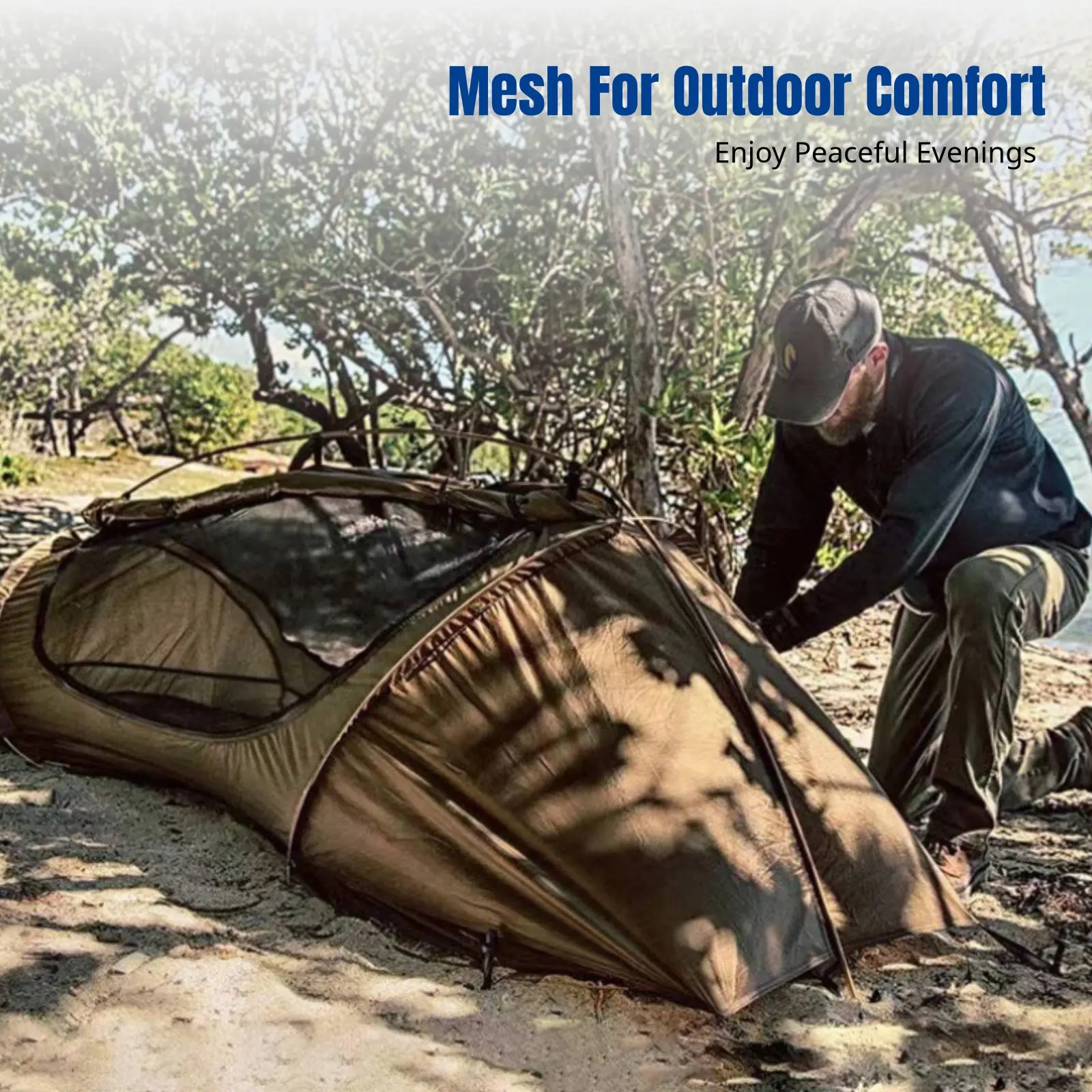 Mesh Tent, Waterproof, Quick Setup, Lightweight Outdoor Gear
Mesh Tent, Waterproof, Quick Setup, Lightweight Outdoor Gear