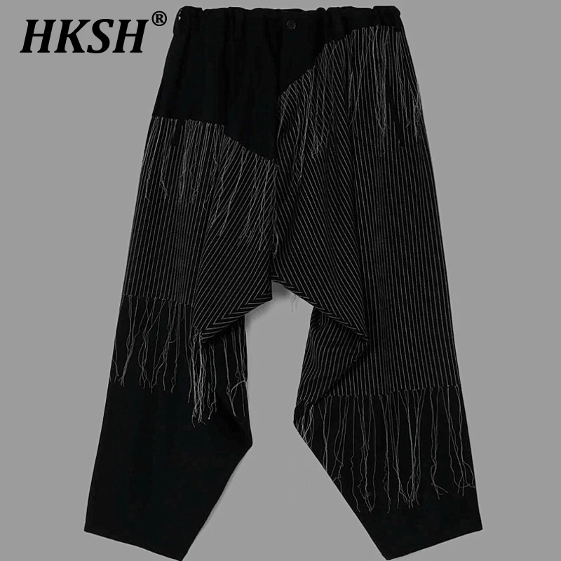 HKSH Spring Autumn New Men Tide Y2K High Street Dark Style Young Fashion Embroidered Tassel Draped Loose Casual Pants Ins HK5421
HKSH Spring Autumn New Men Tide Y2K High Street Dark Style Young Fashion Embroidered Tassel Draped Loose Casual Pants Ins HK5421