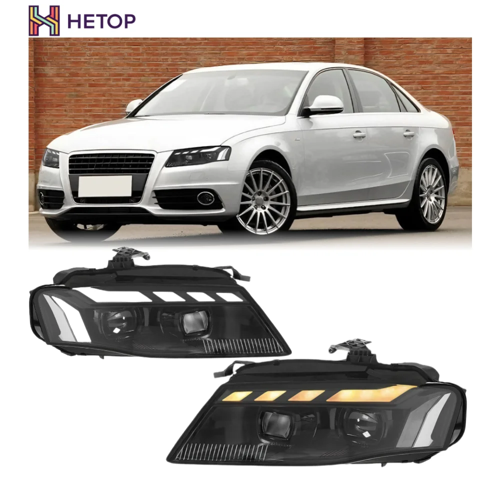HETOP A4 B8 2008-2012 Upgrade RS Headlights LED Head Lamp Modified Front Turn Signals Daytime Running Lights for Audi Headlight
HETOP A4 B8 2008-2012 Upgrade RS Headlights LED Head Lamp Modified Front Turn Signals Daytime Running Lights for Audi Headlight