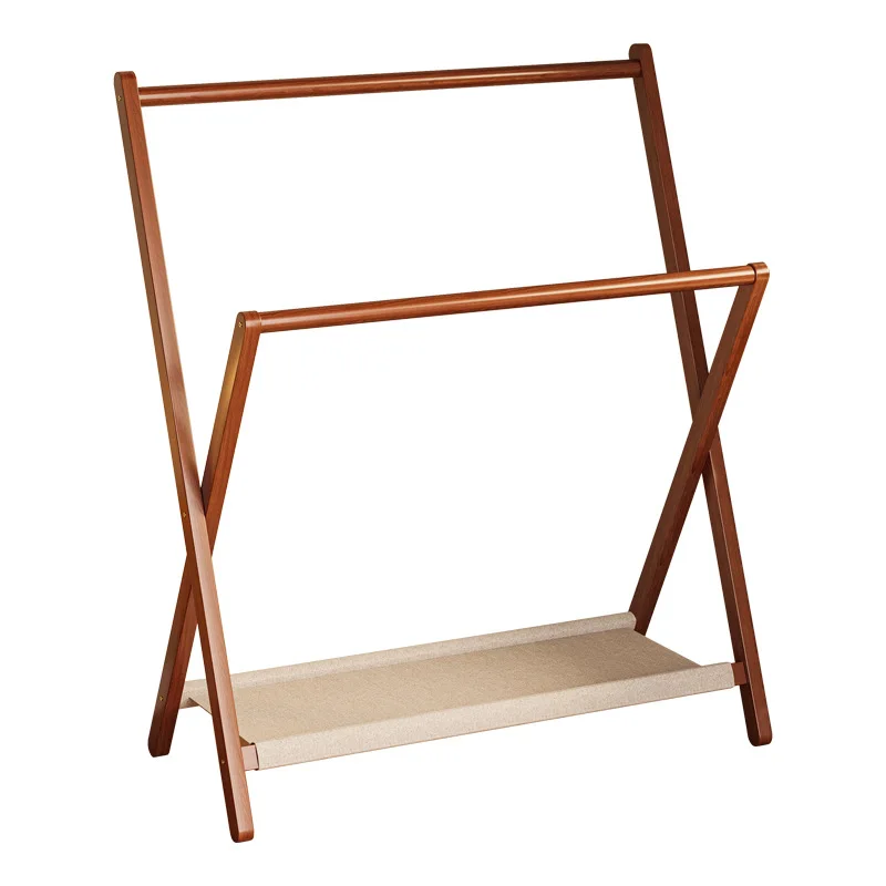 Floor-to-ceiling bedroom foldable hanger, clothes artifact by the bed, simple household coat rack
Floor-to-ceiling bedroom foldable hanger, clothes artifact by the bed, simple household coat rack