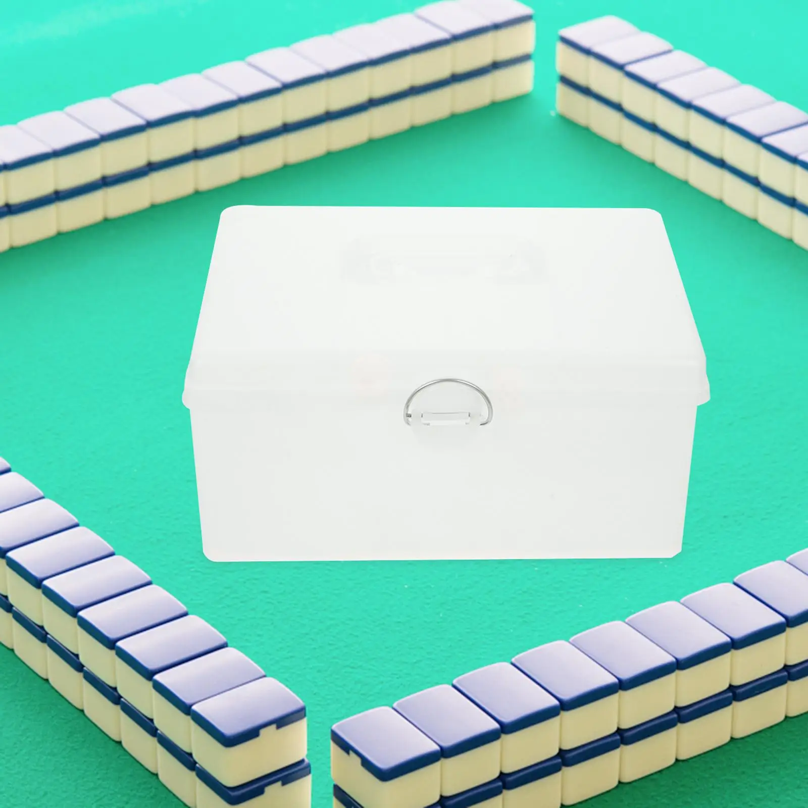 Plastic Mahjong Storage Box Large Capacity Environmental Friendly Smooth Edges Simple Design Multi function for Domino
Plastic Mahjong Storage Box Large Capacity Environmental Friendly Smooth Edges Simple Design Multi function for Domino