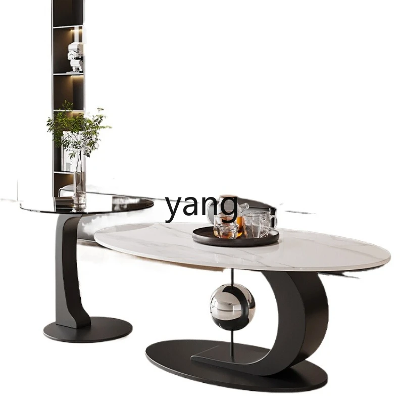 ZYF living room rock slab coffee table small apartment household oval creative coffee table
ZYF living room rock slab coffee table small apartment household oval creative coffee table