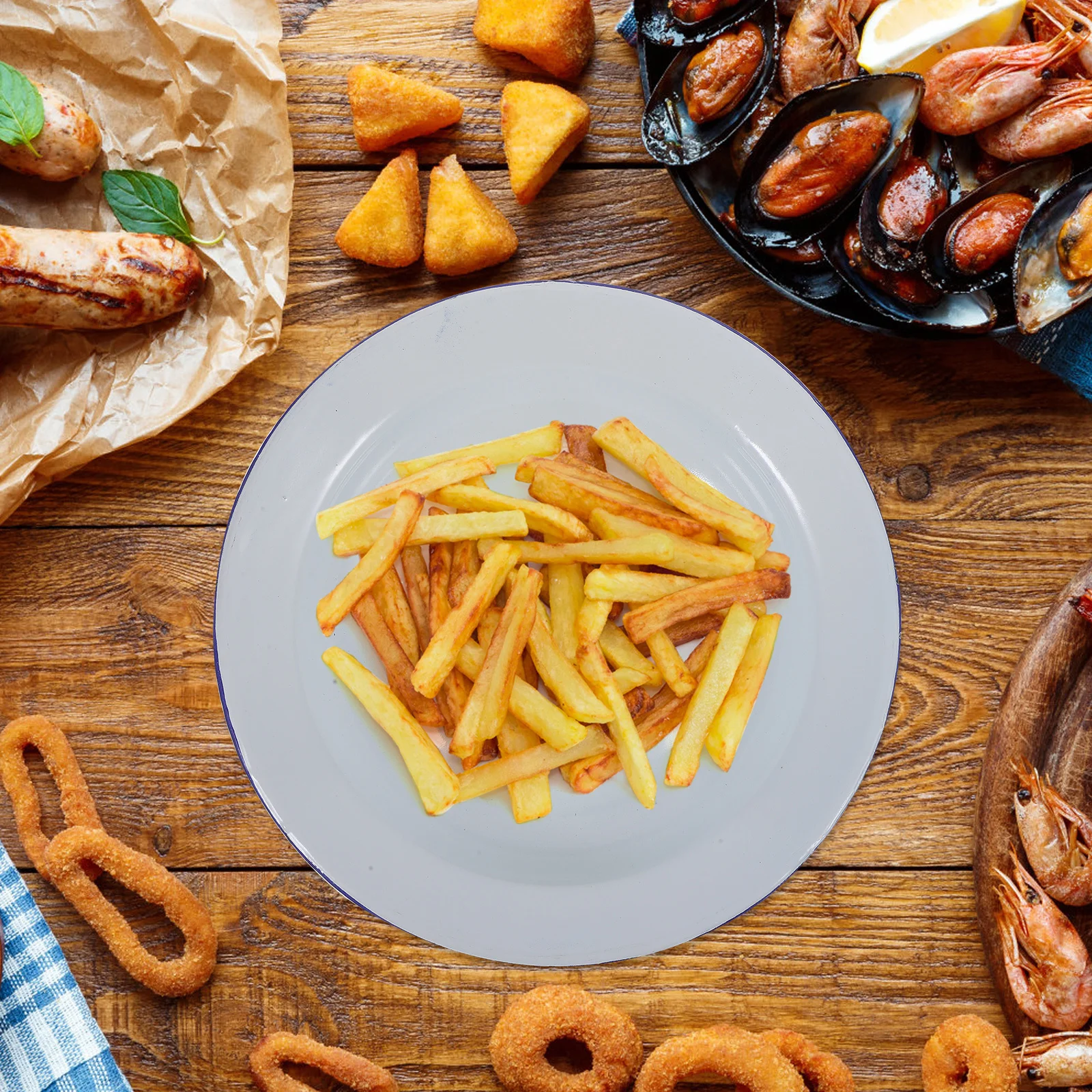 Enamel Round 28Cm Smooth Edge Thicken Serving Plate For Snacks Fruits Tea Nuts Chinese Style Retro Kitchen Tray Vintage
Enamel Round 28Cm Smooth Edge Thicken Serving Plate For Snacks Fruits Tea Nuts Chinese Style Retro Kitchen Tray Vintage
