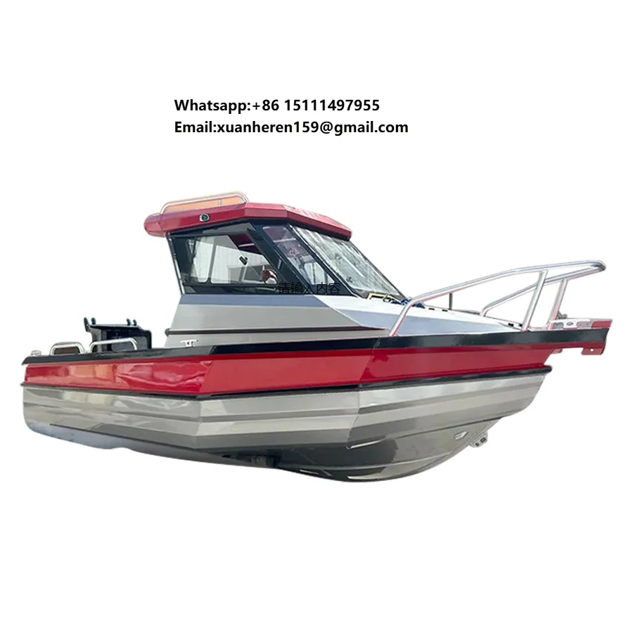 Luxury 6.25m Aluminium Sport Fishing Boat with Outboard Motor 6-Passenger 980KG Centre Console Yacht for Cruising
Luxury 6.25m Aluminium Sport Fishing Boat with Outboard Motor 6-Passenger 980KG Centre Console Yacht for Cruising