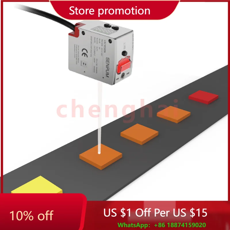 Тип кабеля датчика цвета Цифровой точный датчик считывания цветов Промышленный фотоэлектрический датчик цветовой маркировки
Тип кабеля датчика цвета Цифровой точный датчик считывания цветов Промышленный фотоэлектрический датчик цветовой маркировки