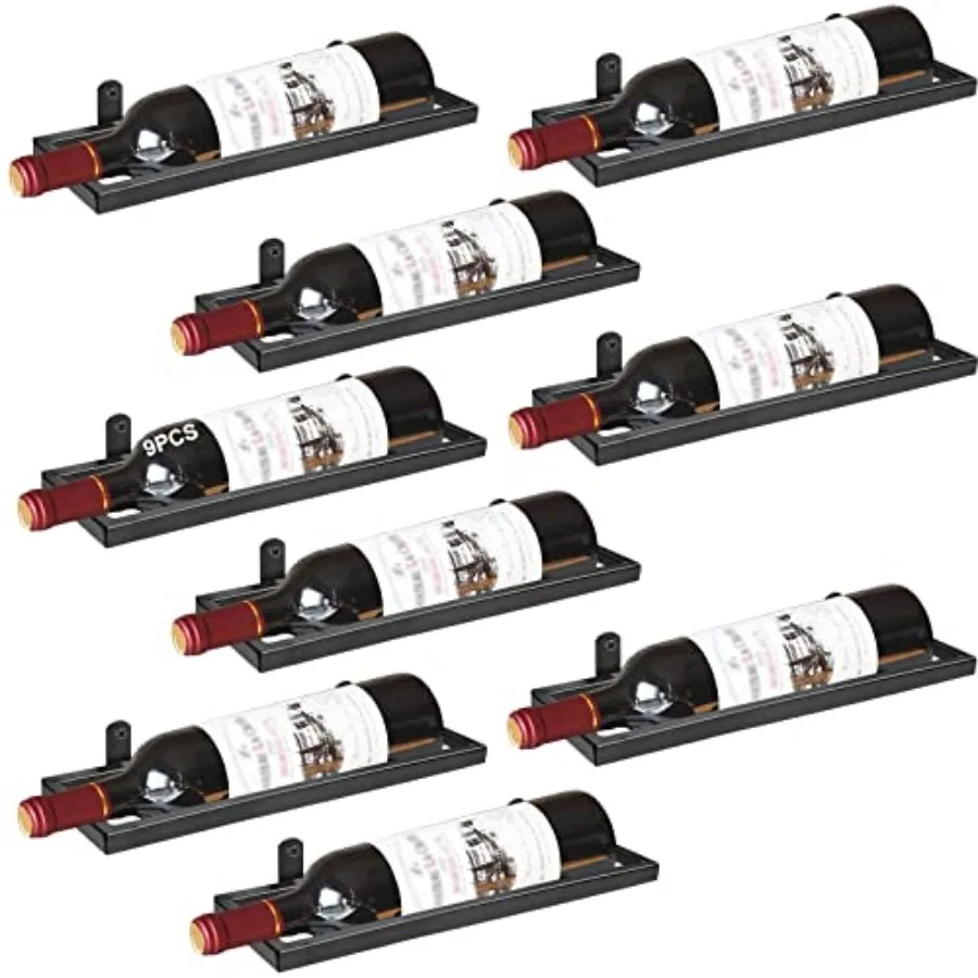 Metal Wall Mounted Wine Racks, Hanging Wine Bottle Display Organizer Holder with Screws, Beverages Liquor Bottles Storage Shelf
Metal Wall Mounted Wine Racks, Hanging Wine Bottle Display Organizer Holder with Screws, Beverages Liquor Bottles Storage Shelf