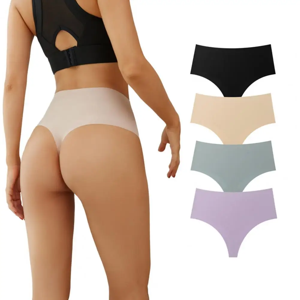 Women High Waisted Seamless Thongs Tummy Control Solid Color Panties Stretch Ladies Ice Silk Brief Underwear Underpants Panties
Women High Waisted Seamless Thongs Tummy Control Solid Color Panties Stretch Ladies Ice Silk Brief Underwear Underpants Panties