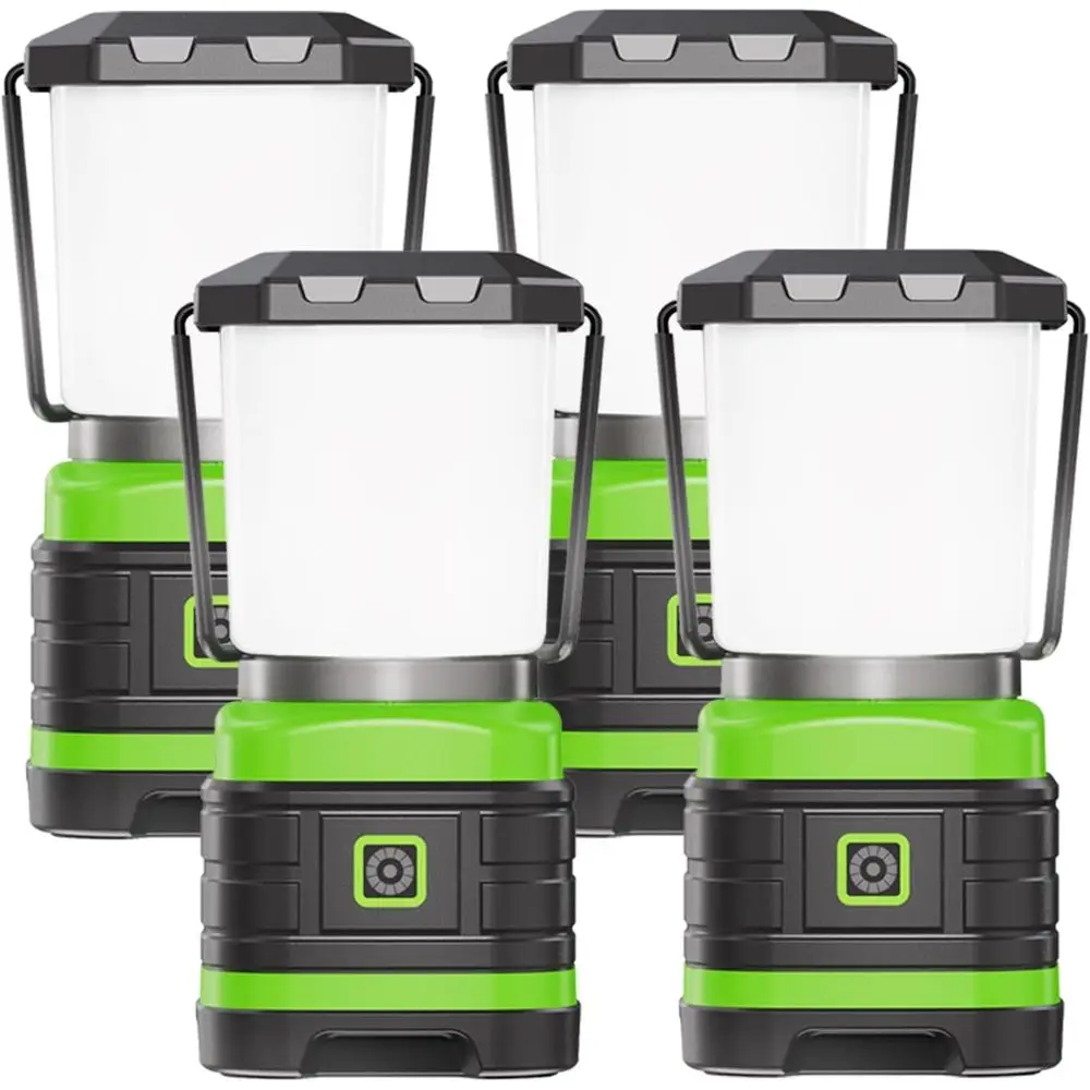 4-Pack Battery-Powered LED Camping Lanterns for Outdoor Adventures, Emergency Lighting, and Home Use
4-Pack Battery-Powered LED Camping Lanterns for Outdoor Adventures, Emergency Lighting, and Home Use