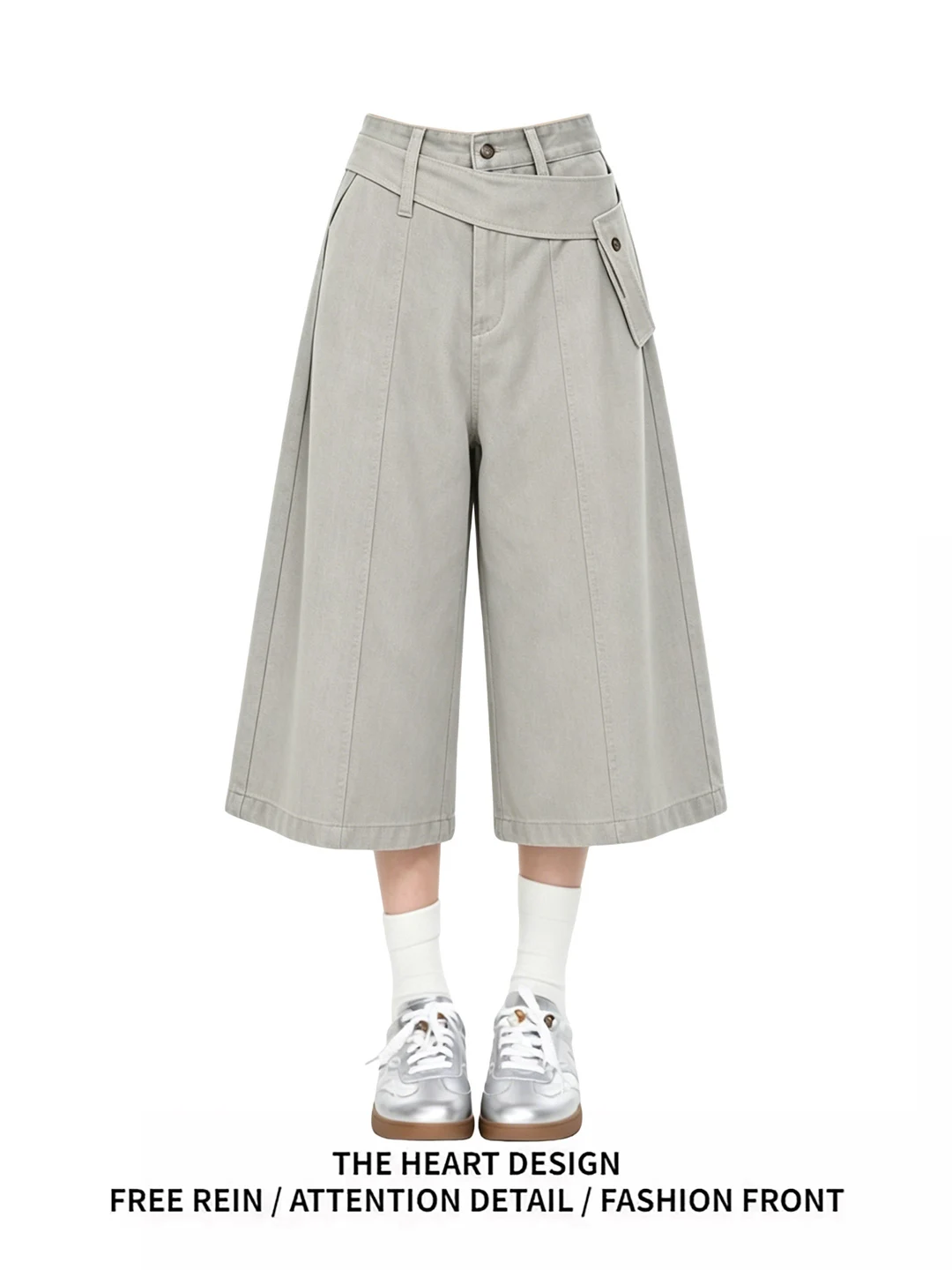 American Retro Oatmeal Khaki Workwear Seven-Foot Pants Women's Summer Loose Leg Design Casual Shorts High Waist Straight Leg
American Retro Oatmeal Khaki Workwear Seven-Foot Pants Women's Summer Loose Leg Design Casual Shorts High Waist Straight Leg