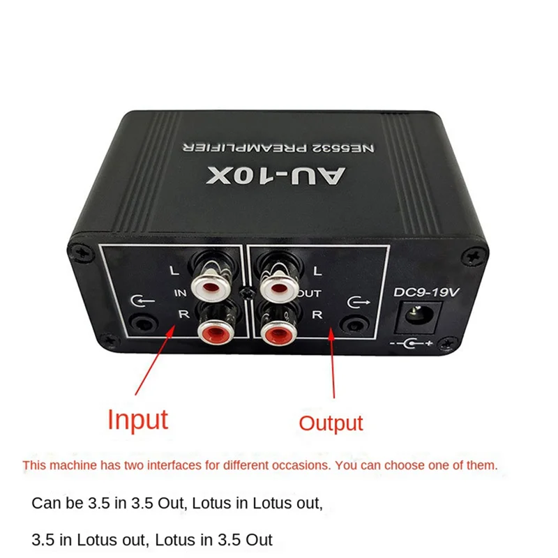 POP-lMini Audio Preamplifier 3.5mm Input Output Front Sound Amplifier for Headphone Audio Phone Sound Controller US
POP-lMini Audio Preamplifier 3.5mm Input Output Front Sound Amplifier for Headphone Audio Phone Sound Controller US
